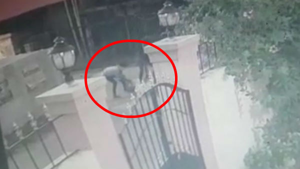 CCTV footage of a four-member gang attack on a junior engineer in public sector in Puducherry CCTV footage of a four-member gang attack on a junior engineer in public sector in Puducherry