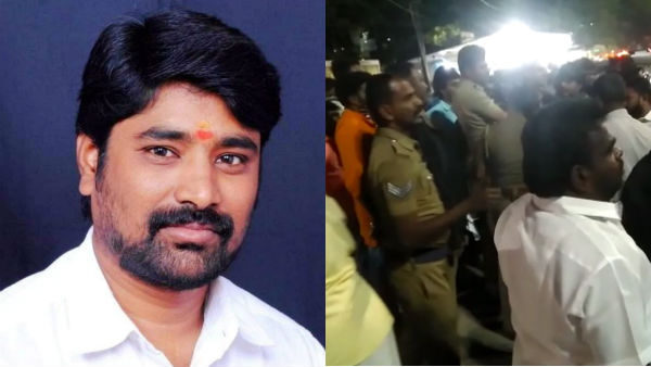 BJP person attacked priest near kovai BJP person attacked priest near kovai
