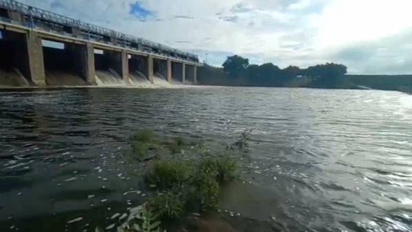 Veedur Dam which reaches full capacity Veedur Dam which reaches full capacity