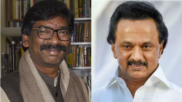 Hemant Soren invites DMK president MK Stalin to attend his swearing in ceremony Hemant Soren invites DMK president MK Stalin to attend his swearing in ceremony