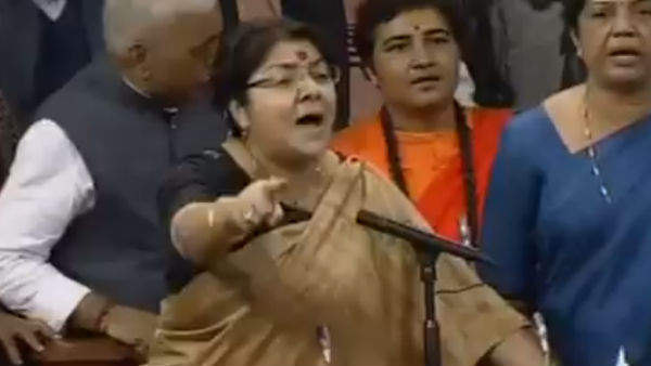 BJP MP Locket Chatterjee condemns in Lok Sabha on Rahul Gandhis rape in India remark BJP MP Locket Chatterjee condemns in Lok Sabha on Rahul Gandhis rape in India remark