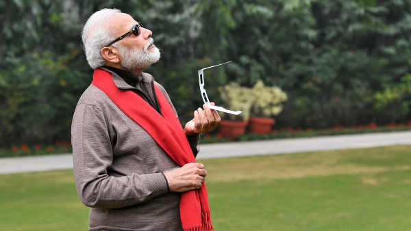PM Narendra Modi releases a picture which looks very style PM Narendra Modi releases a picture which looks very style