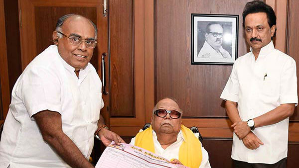 Former MLA Pazha Karuppaiah quits from DMK Former MLA Pazha Karuppaiah quits from DMK