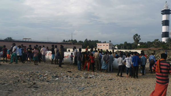 pslv Rocket booster caught in fishermans trap pslv Rocket booster caught in fishermans trap