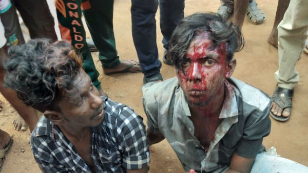 In Puducherry railway employee attacked by drunken youth In Puducherry railway employee attacked by drunken youth