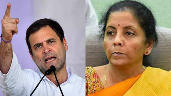 Incompetent: Rahul Gandhi attacks Nirmala Sitharaman over onion commend Incompetent: Rahul Gandhi attacks Nirmala Sitharaman over onion commend