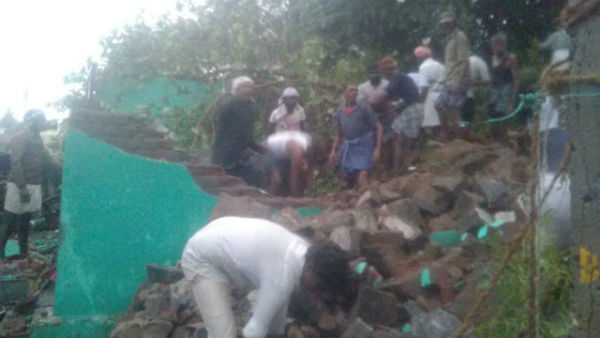 Police files case against House owner who built compound wall for the houses where it collapses Police files case against House owner who built compound wall for the houses where it collapses