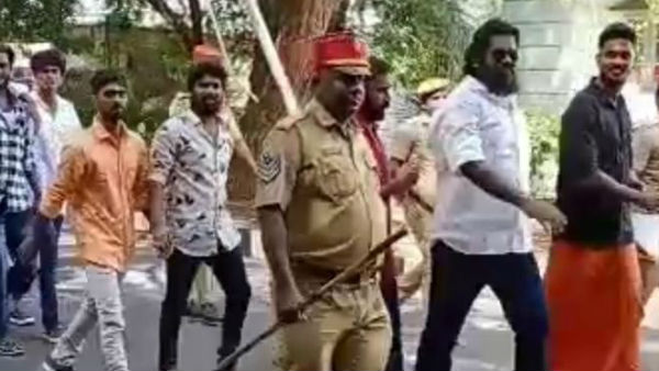 Rowdy Cholan wearing a cooling glasses and shoe like hero creates controversy. Rowdy Cholan wearing a cooling glasses and shoe like hero creates controversy.