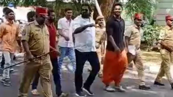 Rowdy Cholan wearing a cooling glasses and shoe like hero creates controversy. Rowdy Cholan wearing a cooling glasses and shoe like hero creates controversy.