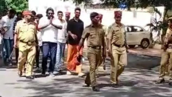 Rowdy Cholan wearing a cooling glasses and shoe like hero creates controversy. Rowdy Cholan wearing a cooling glasses and shoe like hero creates controversy.