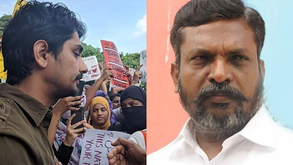 Police filed case against Thirumavalavan, Siddharth and DM Krishna Police filed case against Thirumavalavan, Siddharth and DM Krishna