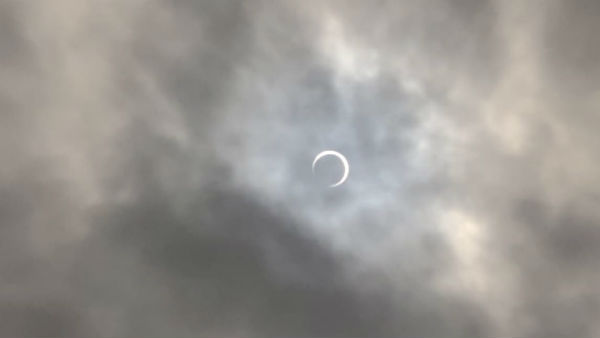 Solar eclipse begins in South India Solar eclipse begins in South India