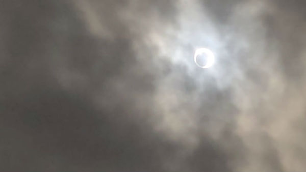 Solar eclipse begins in South India Solar eclipse begins in South India