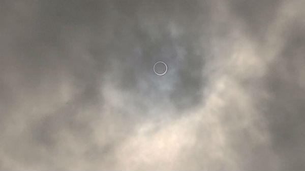 Solar eclipse begins in South India Solar eclipse begins in South India