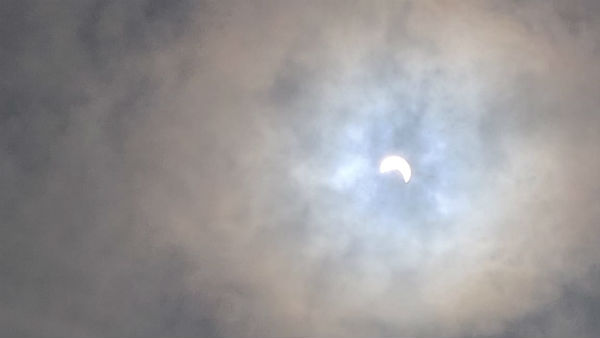 Solar eclipse begins in South India Solar eclipse begins in South India