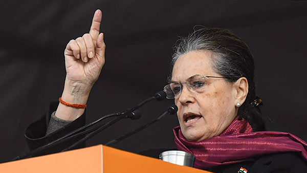 BJP govt using brute force to suppress dissent: Sonia Gandhi BJP govt using brute force to suppress dissent: Sonia Gandhi