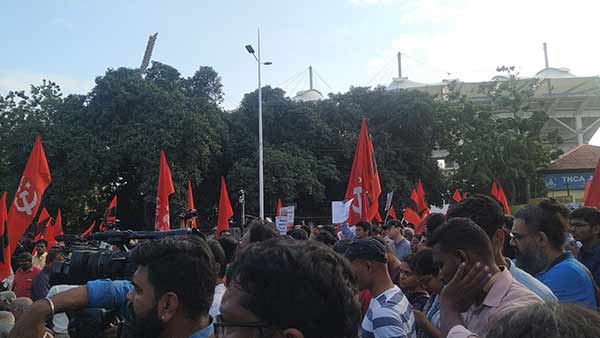 TN Political parties hold Portest agains CAA TN Political parties hold Portest agains CAA