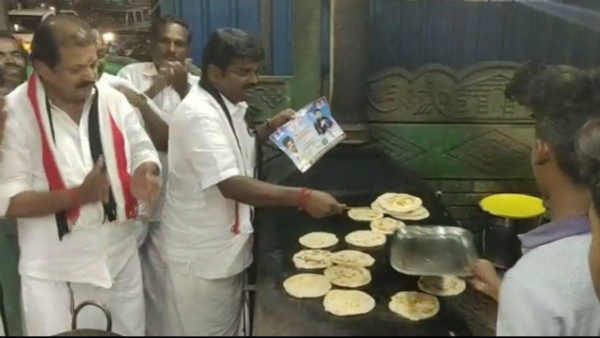 Health Minister Vijayabaskar was actively collecting votes for the AIADMK candidate Health Minister Vijayabaskar was actively collecting votes for the AIADMK candidate