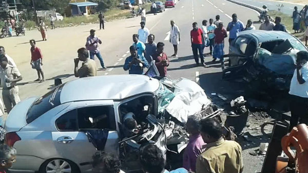 5 spot died in road accident near dindigul 5 spot died in road accident near dindigul