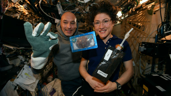 iss astronauts cook first space cookies and took 3 hours to make it iss astronauts cook first space cookies and took 3 hours to make it