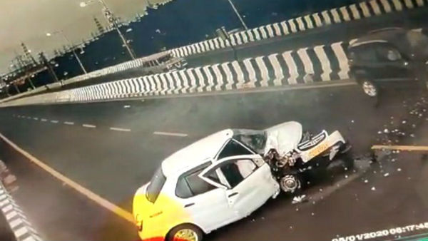 Car accident in Coimbatore district Car accident in Coimbatore district