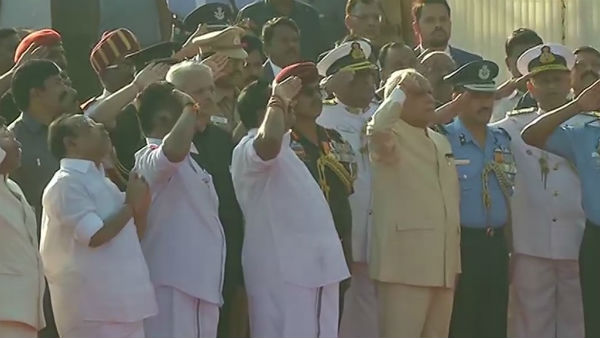 tamilnadu celebrating indias 71st Republic Day: governor banwarilal purohit hoisted flag tamilnadu celebrating indias 71st Republic Day: governor banwarilal purohit hoisted flag