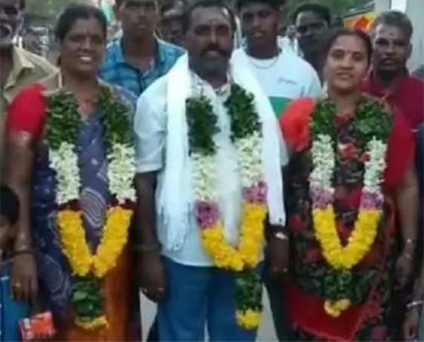 local body election result: two wives of ex-chairman won seats in vandhavasi local body election result: two wives of ex-chairman won seats in vandhavasi