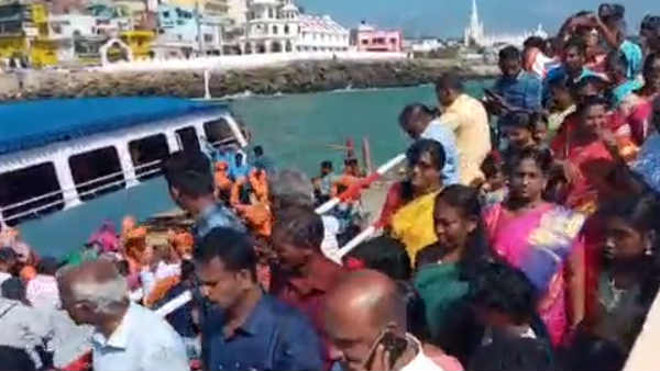 Kanyakumari Thiruvalluvar statue celebrating 20th year anniversary Kanyakumari Thiruvalluvar statue celebrating 20th year anniversary