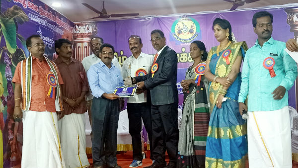 Achieving Tamilan Award for Head master of Government Middle School near Oothankarai Achieving Tamilan Award for Head master of Government Middle School near Oothankarai