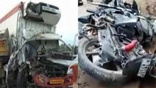 lorry bike accident and five people dead today lorry bike accident and five people dead today