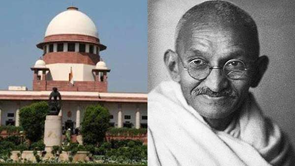 Mahatma Gandhi is much higher than Bharat Ratna : says supreme court Mahatma Gandhi is much higher than Bharat Ratna : says supreme court