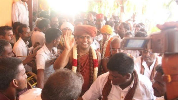 In Puducherry, the disciple of Nithyananda has been hacked to death In Puducherry, the disciple of Nithyananda has been hacked to death