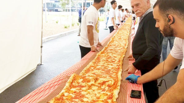 103 meter pizza made to raise funds for australian firefighters 103 meter pizza made to raise funds for australian firefighters
