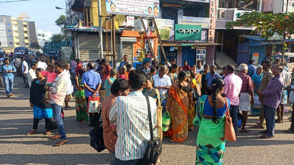 The Bandh agitation is being held in Puducherry against the Central Government The Bandh agitation is being held in Puducherry against the Central Government