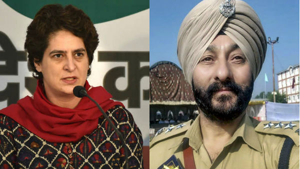 Under whose order Davinder Singh was working asks Priyanka Gandhi Under whose order Davinder Singh was working asks Priyanka Gandhi