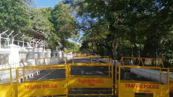 Bomb threat to Puducherry Lt Governors Rajnivas Bomb threat to Puducherry Lt Governors Rajnivas