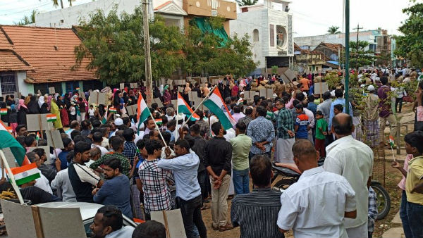 massive rally held in eruvadi against caa and nrc massive rally held in eruvadi against caa and nrc