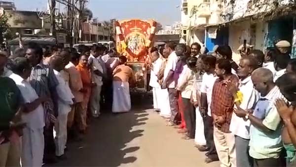 Salem Police arrest BJP cadres for Lord Ram, Sita procession Salem Police arrest BJP cadres for Lord Ram, Sita procession