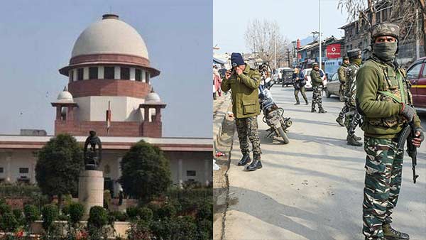 SC will deliver the verdict on today on pleas challenging curbs in Kashmir SC will deliver the verdict on today on pleas challenging curbs in Kashmir