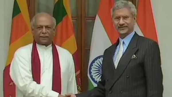 Sri Lankan Minister Dinesh Gunawardena meets Union Minister Jaishankar Sri Lankan Minister Dinesh Gunawardena meets Union Minister Jaishankar