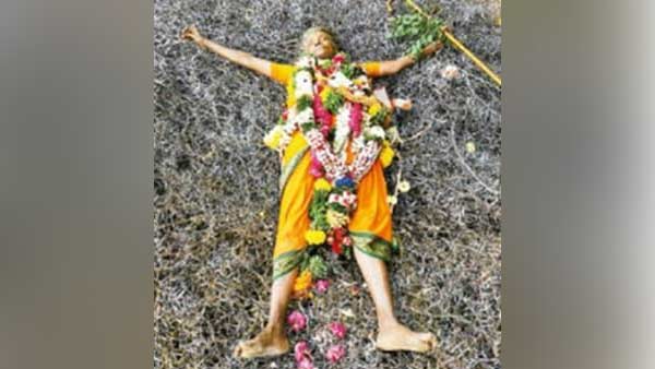 woman sadhu sleeps in thorn bed near sivagangai woman sadhu sleeps in thorn bed near sivagangai