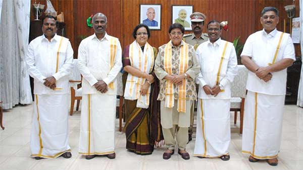 World dhoti day celebrations in Puducherry World dhoti day celebrations in Puducherry