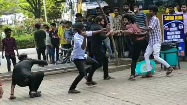 students clash between two groups near kattangulathur students clash between two groups near kattangulathur