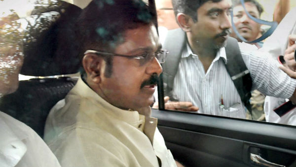 Dinakaran waited in the car as the signal was not received Dinakaran waited in the car as the signal was not received