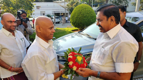 Tamilnadu CM Palanisamy worshipped in Thirumala Tirupati today Tamilnadu CM Palanisamy worshipped in Thirumala Tirupati today