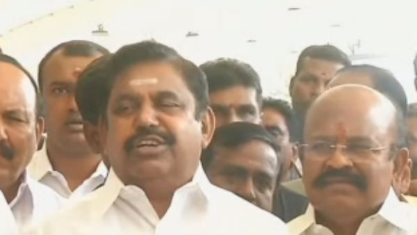 Dindigul Srinivasan cant able to Bend Down: Edappadi Palanisamy Dindigul Srinivasan cant able to Bend Down: Edappadi Palanisamy
