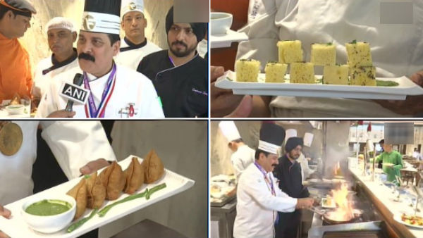 Special Khaman is being prepared as US President by Chef Suresh Khanna Special Khaman is being prepared as US President by Chef Suresh Khanna