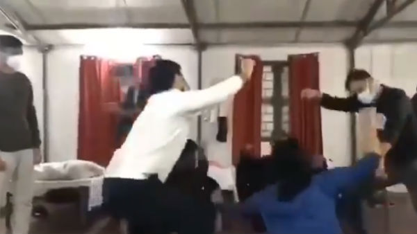 Wuhan Coronovirus: indian students, brought back from china, celebrating at one of camps in delhi Wuhan Coronovirus: indian students, brought back from china, celebrating at one of camps in delhi