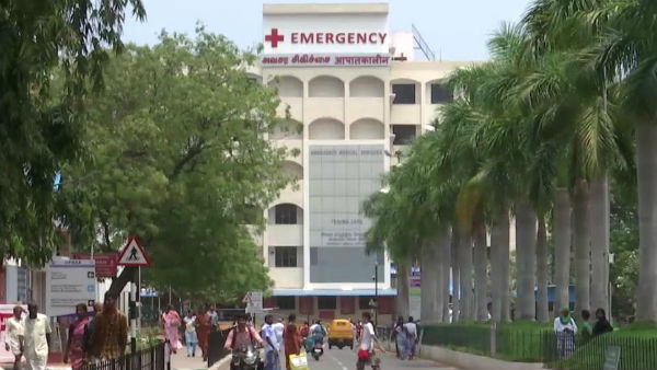 A young man is being treated for coronavirus symptoms at Jipmer Hospital in Puducherry A young man is being treated for coronavirus symptoms at Jipmer Hospital in Puducherry