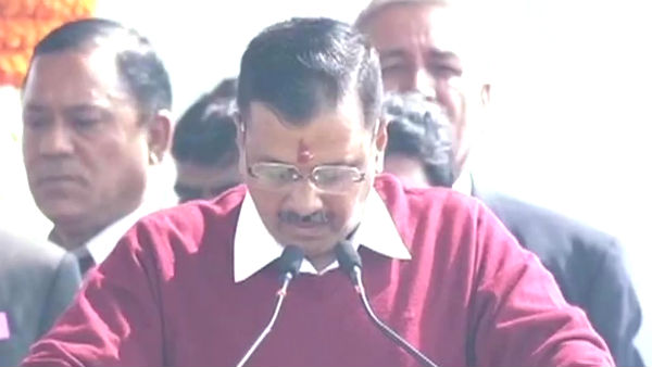 Arvind Kejriwal sworn in as the Delhi Chief Minister for the third time in the row today Arvind Kejriwal sworn in as the Delhi Chief Minister for the third time in the row today